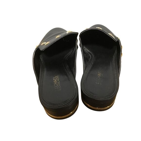 Michael Kors Star Studded Black Mules Size 7.5 - Picture 4 of 8